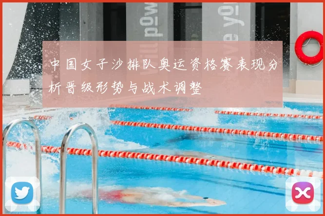 中国女子沙排队奥运资格赛表现分析晋级形势与战术调整